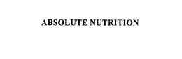 ABSOLUTE NUTRITION