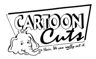 CARTOON CUTS HAIR. WE CAN REALLY CUT IT.