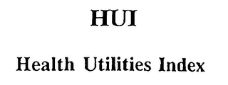 HUI HEALTH UTILITIES INDEX