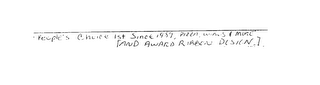 PEOPLE'S CHOICE 1ST SINCE 1989, PIZZA, WINGS & MORE