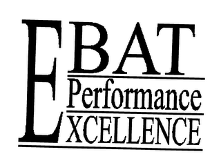 EBAT EPERFORMANCE EXCELLENCE