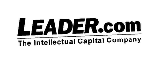 LEADER.COM THE INTELLECTUAL CAPITAL COMPANY