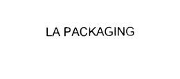 LA PACKAGING