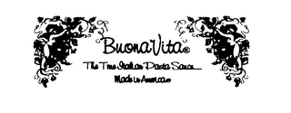 BUONA VITA THE TRUE ITALIAN PASTA SAUCE MADE IN AMERICA