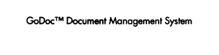 GODOC DOCUMENT MANAGEMENT SYSTEM