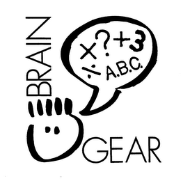 BRAIN GEAR 3 A.B.C.