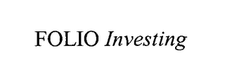 FOLIO INVESTING