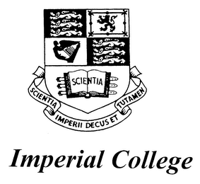 IMPERIAL COLLEGE SCIENTIA IMPERII DECUSET TUTAMEN SCIENTIA