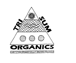 TRI SUM ORGANICS CERTIFIED ORGANICALLY GROWN PRODUCE