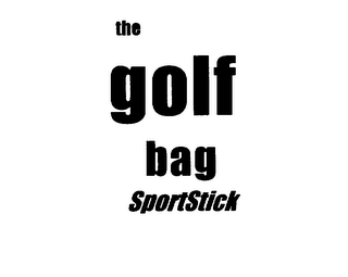 THE GOLF BAG SPORTSTICK