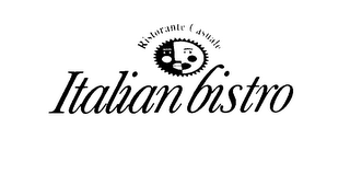 ITALIAN BISTRO RISTORANTE CASUALE