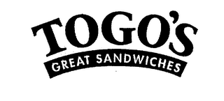 TOGO'S GREAT SANDWICHES