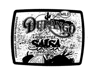 MILD DURANGO HOMESTYLE SALSA DELICIOUS