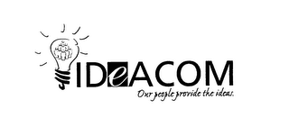 IDEACOM OUR PEOPLE PROVIDE THE IDEAS.