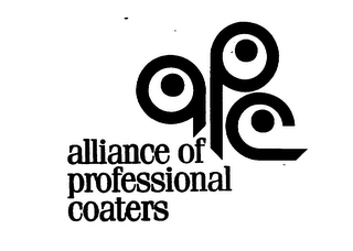 APC ALLIANCE OF PROFESSIONAL COATERS