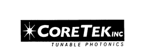 CORETEK INC TISNABLE PHOTONICS