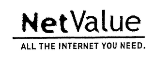 NET VALUE ALL THE INTERNET YOU NEED.