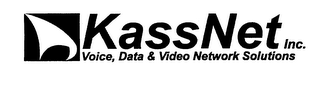 KASSNET INC. VOICE, DATA & VIDEO NETWORK SOLUTIONS