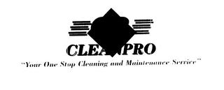 CP CLEANPRO "YOUR ONE STOP CLEANING AND MAINTENANCE SERVICE"