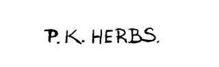 P.K. HERBS.