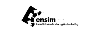 ENSIM INSTANT INFRASTRUCTURE FOR APPLICATION HOSTING