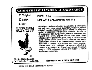 CAJUN CHEESE FLAVOR SEAFOOD SAUCE HAWK-WIND