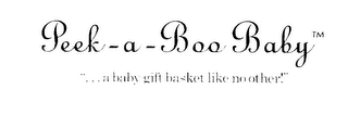 PEEK-A-BOO BABY