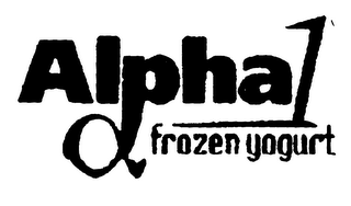 ALPHA 1 FROZEN YOGURT