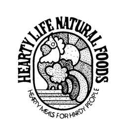 HEARTY LIFE NATURAL FOODS HEARTY MEALS FOR HARDY PEOPLE