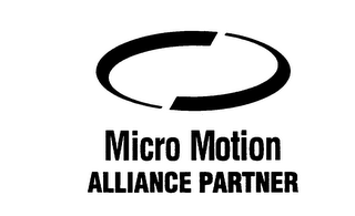 MICRO MOTION ALLIANCE PARTNER