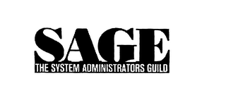 SAGE THE SYSTEM ADMINISTRATORS GUILD