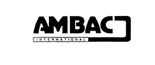 AMBAC INTERNATIONAL