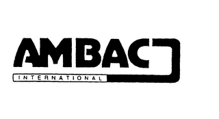 AMBAC INTERNATIONAL