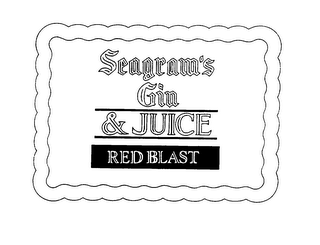 SEAGRAM'S GIN & JUICE RED BLAST