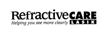 REFRACTIVECARE HELPING YOU SEE MORE CLEARLY. LASIK