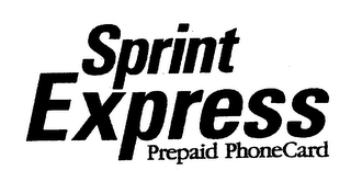 SPRINT EXPRESS PREPAID PHONECARD