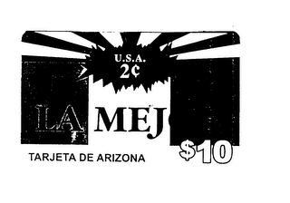 USA 2 LA MEJOR TARJETA DE ARIZONIA $10