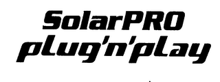 SOLARPRO PLUG'N'PLAY