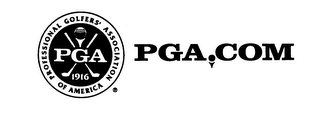 PROFESSIONAL GOLFERS OF AMERICA 1916 PGA.COM