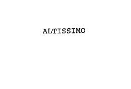 ALTISSIMO
