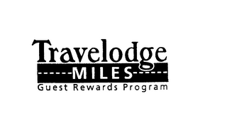 TRAVELODGE MILES GUEST REWARDS PROGRAM