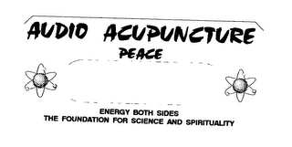 AUDIO ACUPUNTURE PEACE ENERGY BOTH SIDES THE FOUNDATION FOR SCIENCE AND SPIRITUALITY