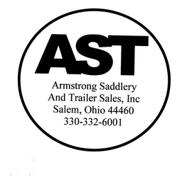 AST ARMSTRONG SADDLERY & TRAILER