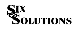 SIX SOLUTIONS