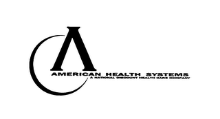 AMERICAN HEALTH SYSTEMS A NATIONAL DISCOUNT HEALTH CARE COMPANY