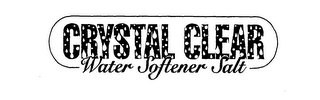 CRYSTAL CLEAR WATER SOFTENER SALT