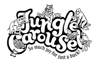 JUNGLE CAROUSEL SO MUCH JOY FOR JUST A BUCK!