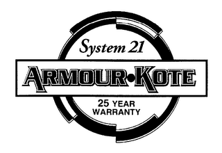 SYSTEM 21 ARMOUR KOTE