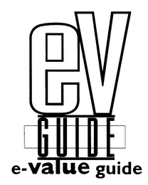 EV  G U I D E  E-VALUE GUIDE