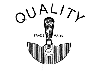 QUALITY TRADE MARK EST'D. 1826 TRADEMARK, & CO. NEWARK, N.J.